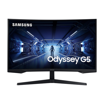 Samsung Curved Gaming Monitor LC32G55TQBUXEN 32 " VA WQHD 16:9 1 ms 300 cd/m² Black 144 Hz HDMI ports quantity 1
