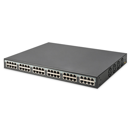 Digitus | 24 Port 10G Ethernet PoE+ Injector, 802.3at, 370 W | DN-95117
