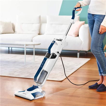 Polti Vacuum steam mop with portable steam cleaner PTEU0299 Vaporetto 3 Clean_Blue Power 1800 W, Water tank capacity 0.5 L, White/Blue