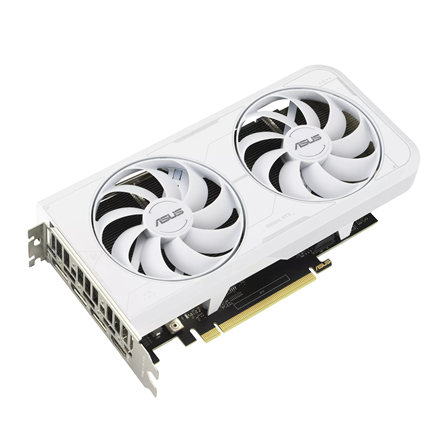 Asus DUAL-RTX3060TI-O8GD6X-WHITE NVIDIA, 8 GB, GeForce RTX 3060 TI, GDDR6X, PCI Express 4.0, HDMI ports quantity 1, Memory clock speed 19000 MHz