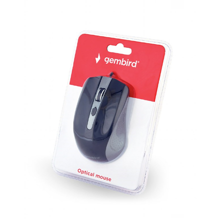 Gembird MUS-4B-01-GB Optical Mouse Spacegrey/Black USB