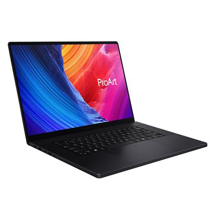 Asus Studiobook H7606WI-ME117X | Nano Black | 16 " | OLED | Touchscreen | 4K | 3840 x 2400 pixels | Glossy | AMD Ryzen AI 9 | HX 370 | 64 GB | LPDDR5X | Solid-state drive capacity 2000 GB | NVIDIA GeForce RTX 4070 | GDDR6 | 8 GB | Windows 11 Pro | 802.11b