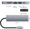 ADAPTER 6w1 USB-C Thunderbolt 3 HDMI 4K MacBook M1