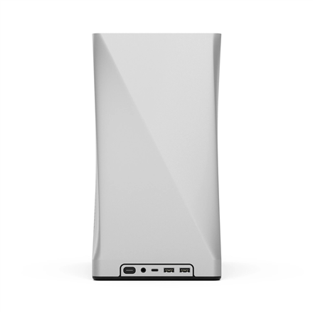 Fractal Design Era 2 Mini-ITX Gehäuse, Walnussholz-Panel – Silber