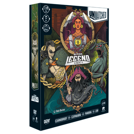 GRA UNMATCHED: BITWA LEGEND 3 podstawa - OGRY GAMES