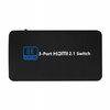 SWITCH HDMI 2.1 3x1 PRZEŁĄCZNIK 8K 4K 120HZ 240HZ