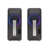 Genesis | Computer Speaker | Helium 100BT RGB | Bluetooth | Silver/Black | Ω | Gaming Speakers | Wireless connection