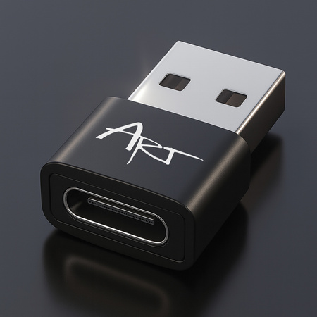 ADAPTER USB 2.0 męski / USB-C żeński (OTG) ART oem