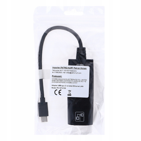 KARTA SIECIOWA USB-C 3.0 LAN RJ45 Ethernet Gigabit