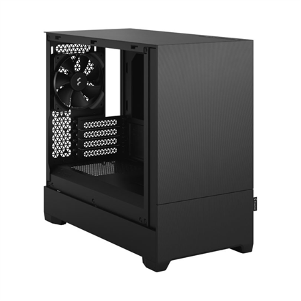 Fractal Design Pop Mini Silent Solid Micro-ATX-Gehäuse, gedämmt - schwarz