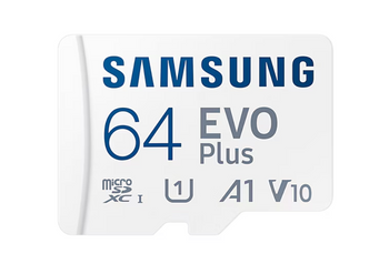 Samsung | MicroSD Card | EVO Plus | 64 GB | microSDXC Memory Card | Flash memory class U1, V10, A1