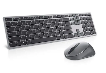 Dell | Premier Multi-Device Keyboard and Mouse | KM7321W | Keyboard and Mouse Set | Wireless | Batteries included | EN/LT | Titan grey | Wireless connection