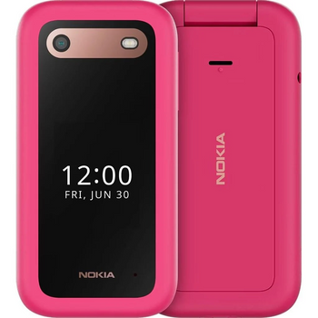 Nokia | 2660 DS | Pop Pink | 2.8 " | TFT LCD | 48 MB | 128 MB | Dual SIM | Nano-SIM | 3G | Bluetooth | 4.2 | USB version microUSB 2.0 | Built-in camera | Main camera resolution 0.3 MP | 1450 mAh