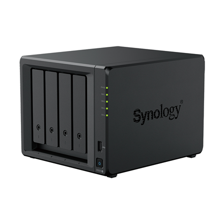 Synology NAS | DS925+ | AMD Ryzen | V1500B | Processor frequency 2.2 GHz | 4 GB | DDR4 ECC SODIMM | Black