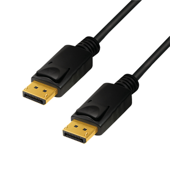 Logilink DisplayPort Cable Black DP to DP 1 m
