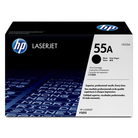 Toner HP LaserJet P3015 Serie CE255A (6.0K) black