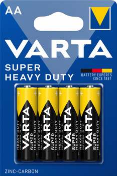 BATERIE CYNKOWE VARTA R6 (AA) SUPER HEAVY DUTY 4szt