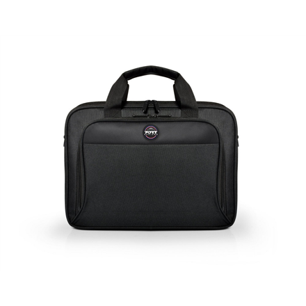 PORT DESIGNS HANOI II CLAMSHELL 105064 Fits up to size 15.6 " Messenger - Briefcase Black Shoulder strap