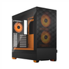 Fractal Design Pop Air RGB Side window Orange Core TG Clear Tint ATX, mATX, Mini ITX Power supply included No