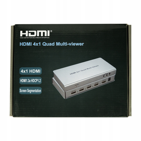 DZIELNIK HDMI 4 na 1 QUAD MULTI VIEWER PRZEŁĄCZNIK
