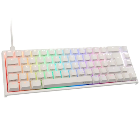 Ducky One 2 SF Gaming Tastatur, MX-Red, RGB LED - weiß