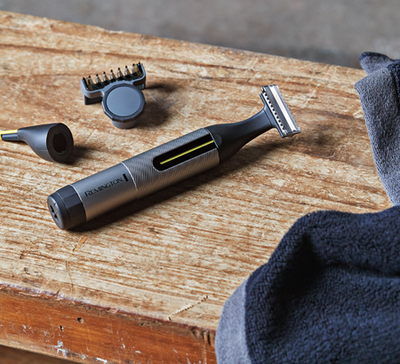 Remington Beard Trimmer | HG5000 Omniblade Multi-Pro | Cordless | Number of length steps 10 | Black/Silver