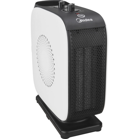 Midea Compact PTC Fan Heater | NTY15-19CA | Fan heater | 1500 W | Number of power levels 2 | Suitable for rooms up to 10 m² | White/Black