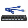 HUB USB 3.0 7 Portów x7 ROZGAŁĘŹNIK Rozdzielacz