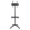 STOLIK/WÓZEK NA KÓŁKACH+UCHWYT DO TV 23-55" 25KG S-09 ART