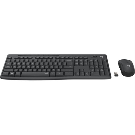 Logitech Desktop MK295 Wireless Silent [DE] graphite