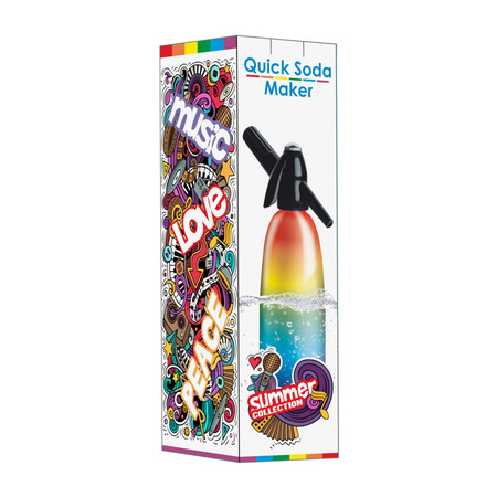 SATURATOR QUICK SODA SA-01 K RAINBOW 1 LITR SUMMER EDITON