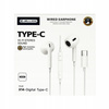 SŁUCHAWKI EAR PHONE Z USB-C DOUSZNE Z MIKROFONEM