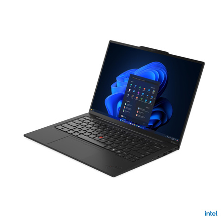 Lenovo ThinkPad X1 Carbon G13 Aura Edition | Black | 14 " | OLED | 2.8K | 2880 x 1800 pixels | Intel Core Ultra 7 | 258V | 32 GB | Soldered LPDDR5x | Solid-state drive capacity 1000 GB | Intel Arc Graphics 140V | Windows 11 Pro | 802.11be | Bluetooth vers