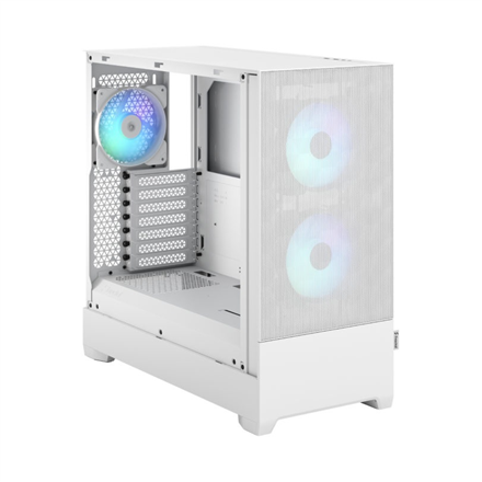 Fractal Design Pop Air RGB White TG Clear Tint Midi-Tower - weiß