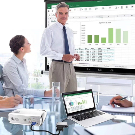 KONWERTER USB 3.0 do HDMI + VGA ADAPTER KARTA GRA