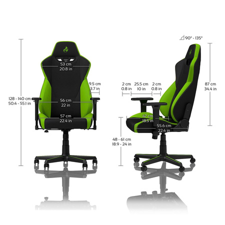 Nitro Concepts S300 Gaming Chair - Atomic Green
