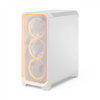 Fractal Design Meshify 3 Ambience Pro RGB White TG Clear PC-Gehäuse, Midi-Tower, E-ATX - weiß