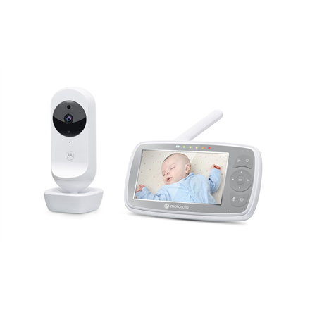Motorola Wi-Fi Video Baby Monitor VM44 CONNECT 4.3" White