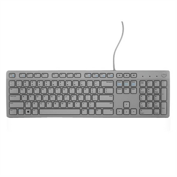 Dell KB216 Multimedia Wired EN Grey Numeric keypad