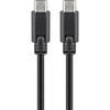 Goobay 38873 USB-C cable (USB 3.2 generation 2x2, 5A) Black