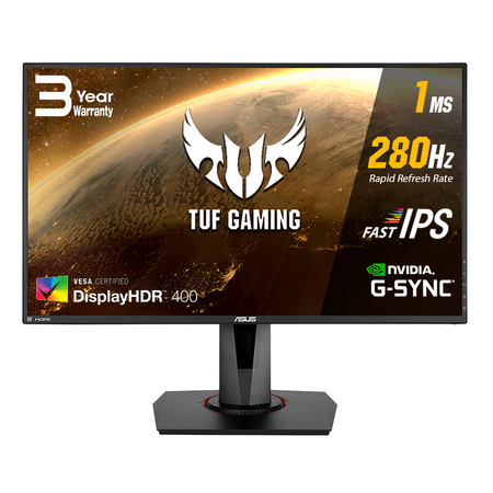 ASUS TUF Gaming VG279QM, 27 Zoll Gaming Monitor, 280Hz, IPS, G-SYNC Compatible