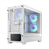 Fractal Design Pop Mini Air RGB Clear Tint Micro-ATX-Gehäuse, Tempered Glass - weiß