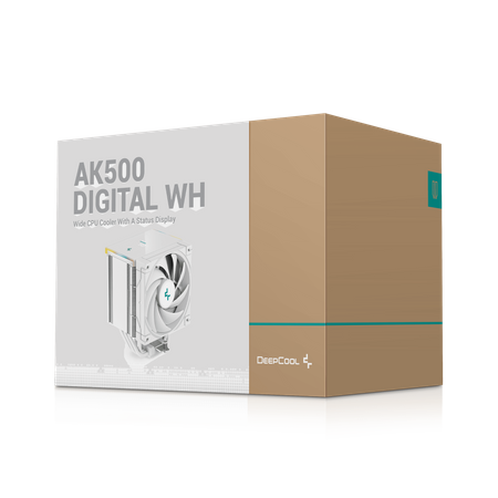 DeepCool AK500 Digital CPU-Kühler - 120 mm, weiß