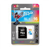 Silicon Power Elite UHS-1 Colorful 16 GB, MicroSDHC, Flash memory class 10, SD adapter