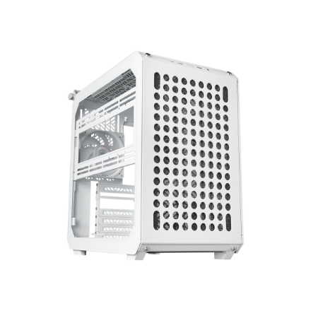 Cooler Master Qube 500 Flatpack PC-Gehäuse, Midi-Tower, ATX, Tempered Glass - weiß