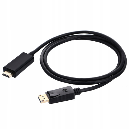 Kabel DISPLAY PORT do HDMI 1,8M DP DisplayPort 4K