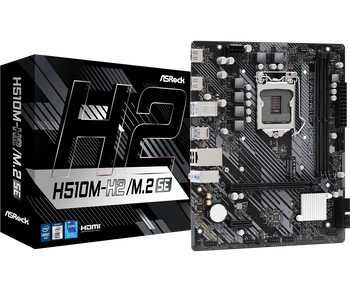 ASRock | H510M-H2/M.2 SE | Processor family Intel | Processor socket LGA1200 | DDR4 | Number of SATA connectors 4