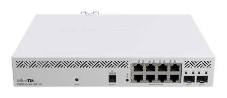 MikroTik Cloud Router Switch CSS610-8P-2S+IN No Wi-Fi 10/100/1000 Mbit/s Ethernet LAN (RJ-45) ports 8 Mesh Support No MU-MiMO No No mobile broadband
