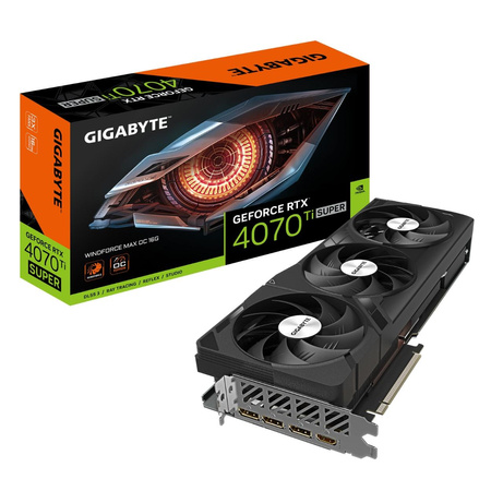 GIGABYTE GeForce RTX 4070 Ti Super Windforce 3X Max OC 16G, 16384 MB GDDR6X
