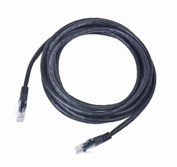 Kabel sieciowy UTP Gembird PP6U-3M/BK kat. 6, Patch cord RJ-45 (3 m)